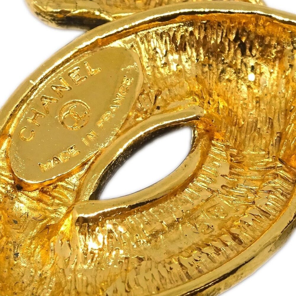 Chanel Quilted CC Brooch Pin Gold 1153 134478 - Picture 3 of 8